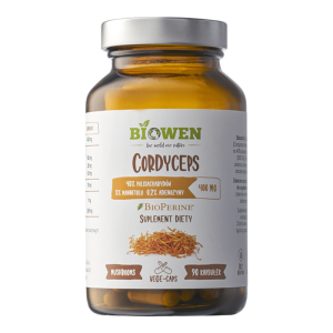 Cordyceps Biowen - Ekstrakt z Cordyceps Sinensis moc energii i odporności - 90 kapsułek