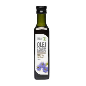 Olej z Czarnuszki Plon Pharm - Wzmacnia odporność Zimnotłoczony Naturalny - 250 ml