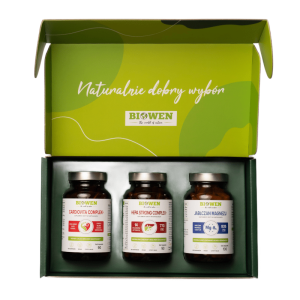 Zestaw dla Taty Biowen - Hepa Strong Complex, Cardiovita Complex i Jabłczan Magnezu z Witaminą B6