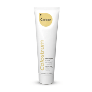 Colostrum Carbon Wybielająca pasta do zębów bez fluoru Colostrum Polska - 75 ml