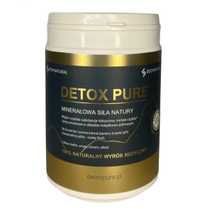 DETOX PURE Zeolit medyczn BodyNatural - Oczyszczanie jelit - 400 g