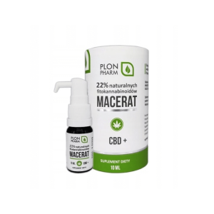 Olejek CBD+ Macerat 22% Plon Pharm – Naturalne wsparcie i równowaga – 10 ml