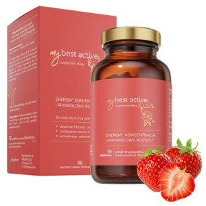 MyBestPharm MyBestActive - Dla prawidłowego rozwoju młodego człowieka - 90 pastylek do ssania