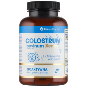 Colostrum bovinum Xenico Pharma - Siara bydlęca 120 kapsułek