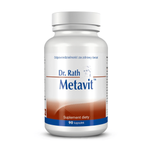 Dr. Rath Metavit - Witaminy i minerały dla wsparcia układu krążeniowego i odpornościowego - 90 kapsułek