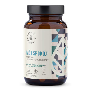 Aura Herbals MÓJ SPOKÓJ - Naturalne wsparcie w codziennym stresie - 60 kapsułek