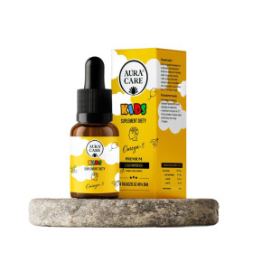 Aura Care Omega-3 Kids - naturalne wsparcie rozwoju dziecka - 50 ml