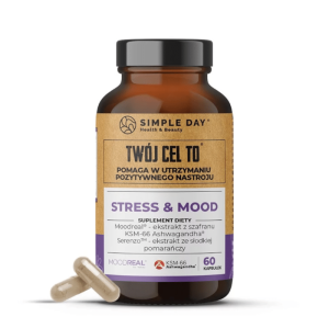 Twój Cel To Stress & Mood - Kompleksowe wsparcie dla równowagi psychicznej i odporności na stres - 60 kapsułek