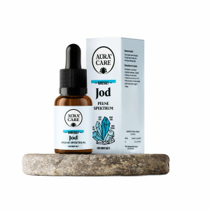 Aura Care Jod w kroplach - wsparcie tarczycy i energii organizmu - 15 ml