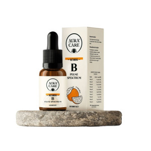 Aura Care Witamina B pełne spektrum - wsparcie energii, układu nerwowego i metabolizmu - 15 ml