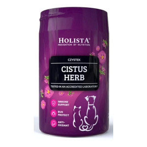 Czystek dla psa i kota na kleszcze Holista Cistus Herb - naturalna tarcza ochronna w każdej porze roku 100 g