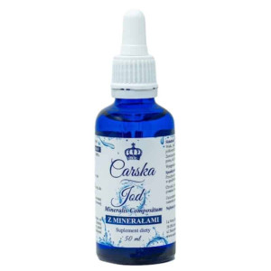 Jod w płynie na tarczycę Carska Jod - na tarczycę i metabolizm - 50 ml