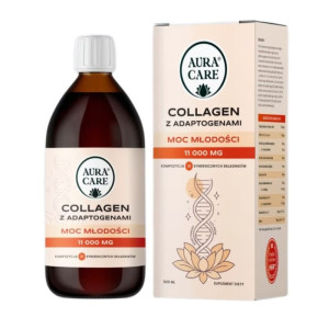 Aura Care Kolagen moc młodości - wsparcie młodego wyglądu i witalności organizmu - 500 ml