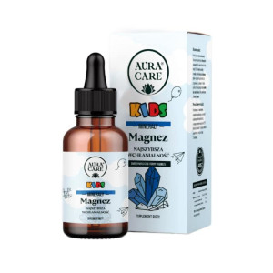 Aura Care Magnez kids - wsparcie układu nerwowego, energii i rozwoju dziecka - 50 ml