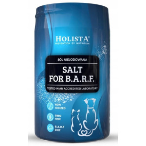 Sól do diety BARF dla psa i kota Holista for B.A.R.F. - naturalne wsparcie prawidłowego żywienia - 400g