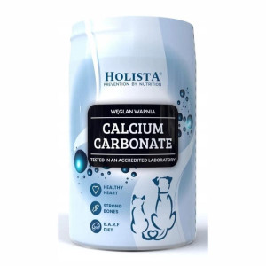 Węglan wapnia dla psa i kota Holista Calcium Carbonate - wsparcie mocnych kości i zdrowia pupila 250 g