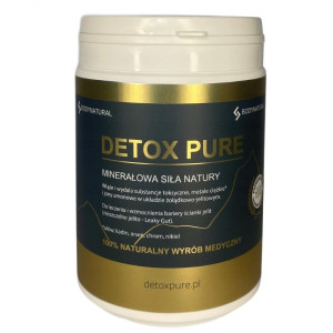 DETOX PURE Zeolit medyczny BodyNatural - Oczyszczanie jelit 400 g