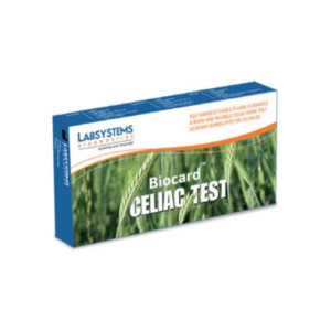 Domowy test na celiakię Labsystems Biocard Celiac Test - Szybka i wygodna diagnostyka nietolerancji glutenu