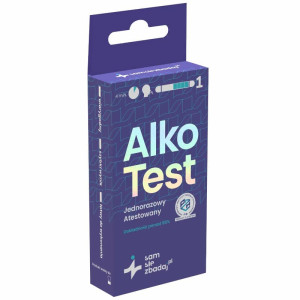 Alkomat jednorazowy alkotest Sam Się Zbadaj - Szybka i wygodna kontrola trzeźwości zawsze pod ręką