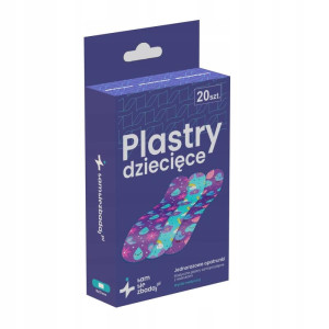 Plastry dla dzieci 20 sztuk Sam Się Zbadaj - Skuteczna i bezpieczna ochrona małych ran