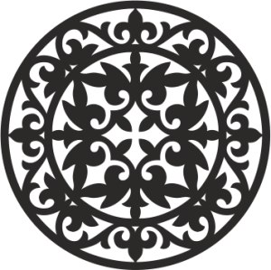 Mandala rozeta obraz 3d koło dekoracja ścienna
