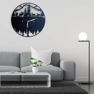 Zegar ścienny czarny loft – wzór ZW03 40 cm