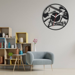 Zegar ścienny czarny loft – wzór MU05 40 cm