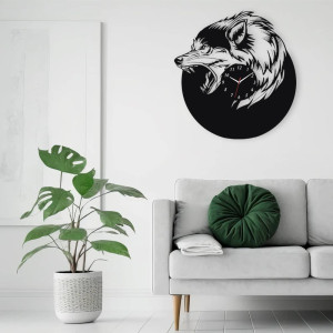 Zegar ścienny czarny loft – wzór ZW12 40 cm