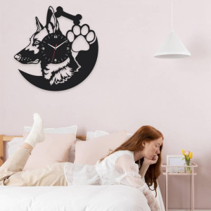 Zegar ścienny czarny loft – wzór ZW18 40 cm