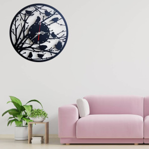 Zegar ścienny czarny loft – wzór ZW28 40 cm