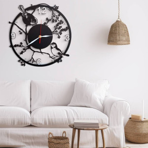 Zegar ścienny czarny loft – wzór ZW29 40 cm