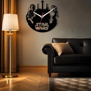 Zegar ścienny czarny loft – wzór BA02 40 cm