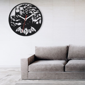 Zegar ścienny czarny loft – wzór BA11 40 cm