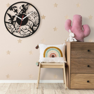Zegar ścienny czarny loft – wzór BA14 40 cm