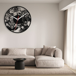Zegar ścienny czarny loft – wzór BA15 40 cm