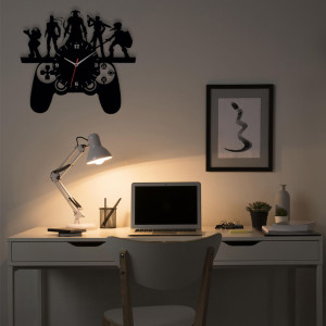 Zegar ścienny czarny loft – wzór BA19 40 cm
