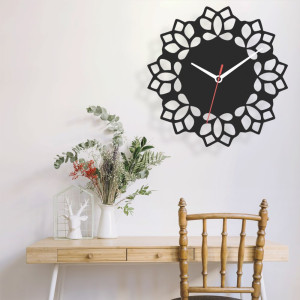 Zegar ścienny czarny loft – wzór DE14 40 cm