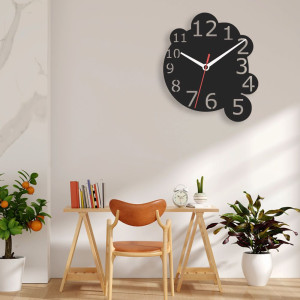 Zegar ścienny czarny loft – wzór DE15 40 cm