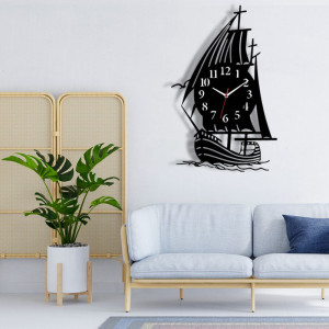 Zegar ścienny czarny loft – wzór DE19 40 cm