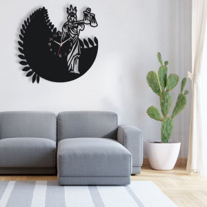 Zegar ścienny czarny loft – wzór DE26 40 cm