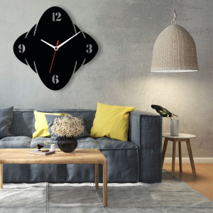 Zegar ścienny czarny loft – wzór DE44 40 cm