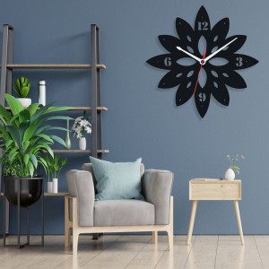Zegar ścienny czarny loft – wzór DE51 40 cm