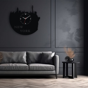 Zegar ścienny czarny loft – wzór DE64 40 cm