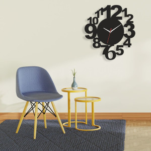 Zegar ścienny czarny loft – wzór DE75 40 cm