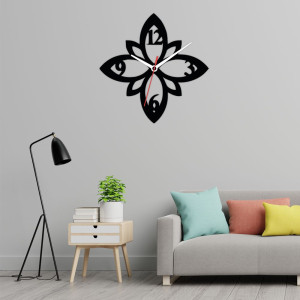 Zegar ścienny czarny loft – wzór DE80 40 cm
