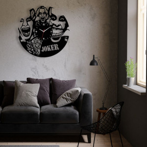 Zegar ścienny czarny loft – wzór FI04 40 cm