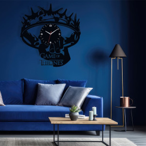 Zegar ścienny czarny loft – wzór FI06 40 cm