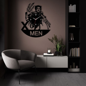 Zegar ścienny czarny loft – wzór FI09 40 cm