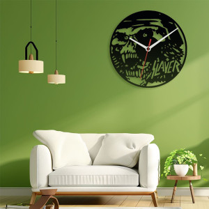 Zegar ścienny czarny loft – wzór FI11 40 cm