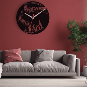 Zegar ścienny czarny loft – wzór MU14 40 cm